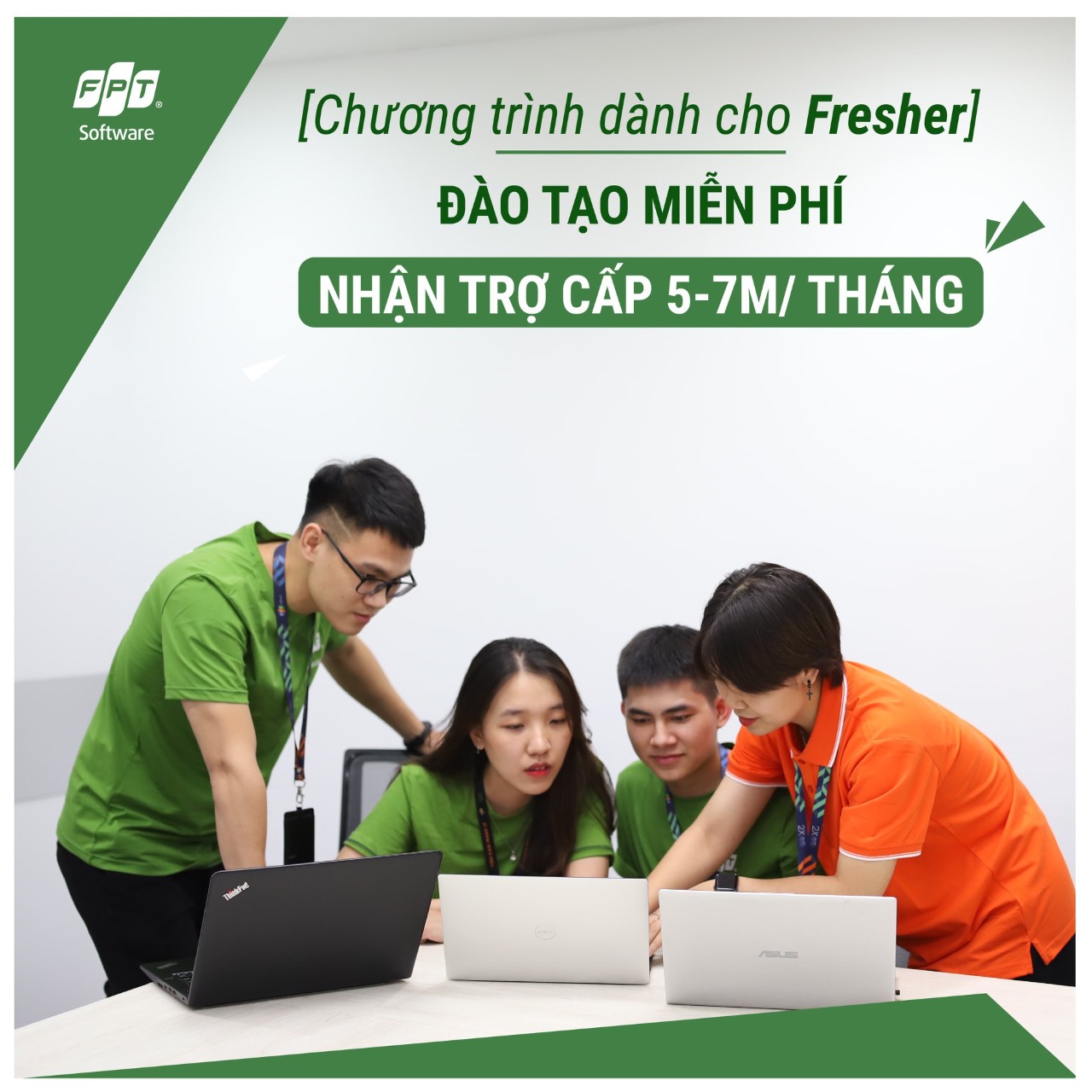 🔥FPT Software tuyển dụng nhiều vị trí hấp dẫn dành cho Fresher IT tại Hà Nội